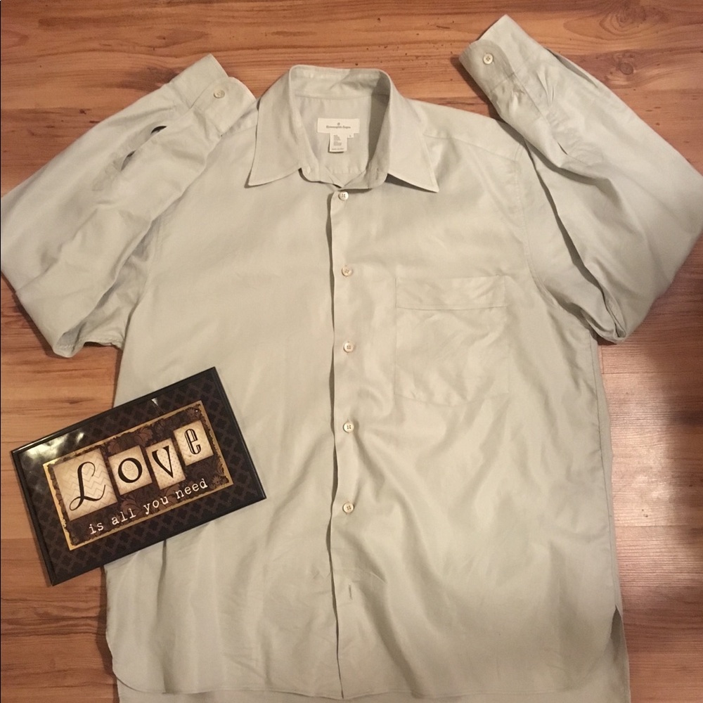 Ermenegildo Zegna L/S men’s button-up shirt